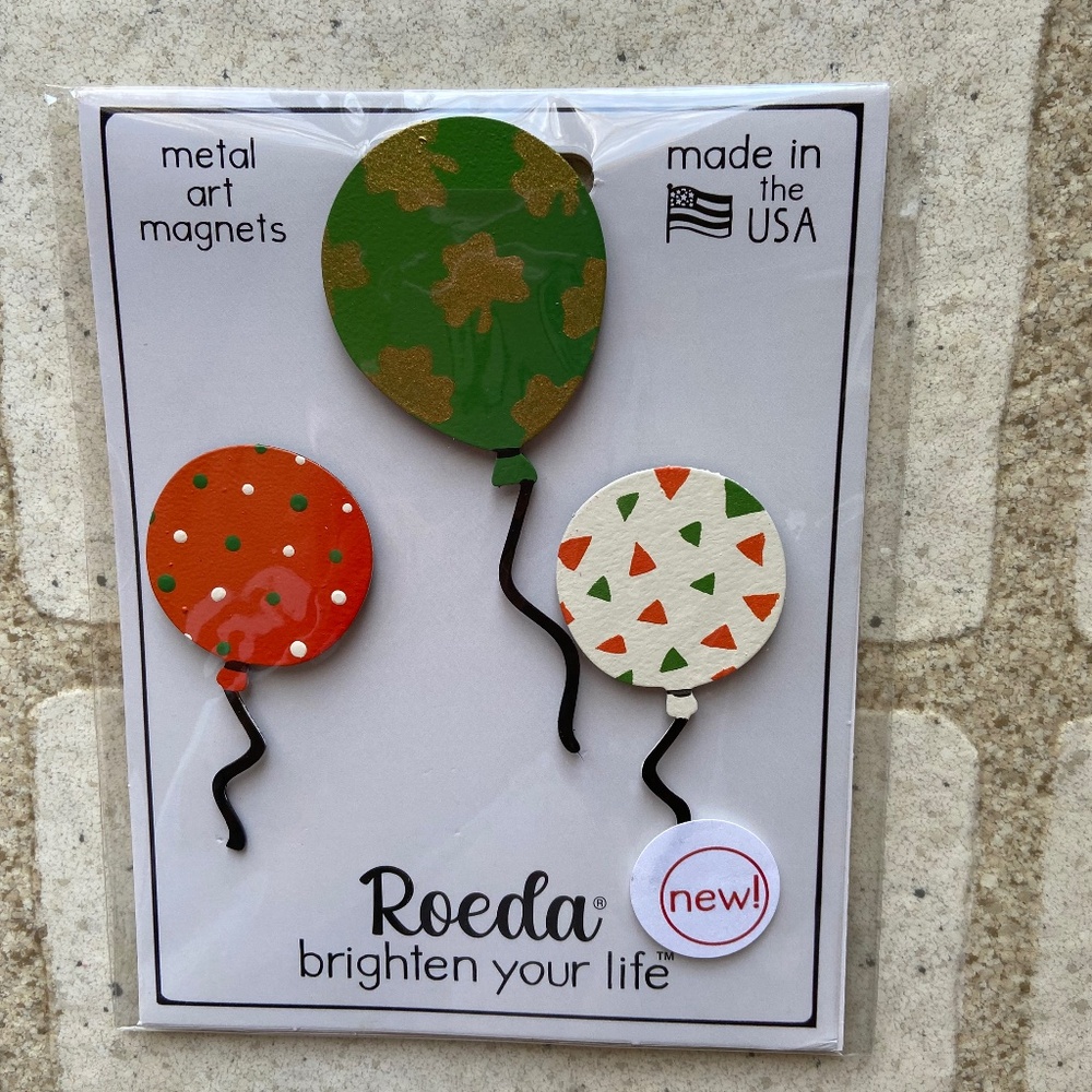 Roeda Irish Balloon Magnets New